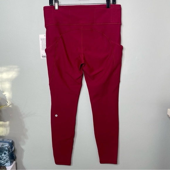 Lululemon Fast and Free Tech Fleece High Rise Leggings with Pockets NWT - Picture 6 of 9